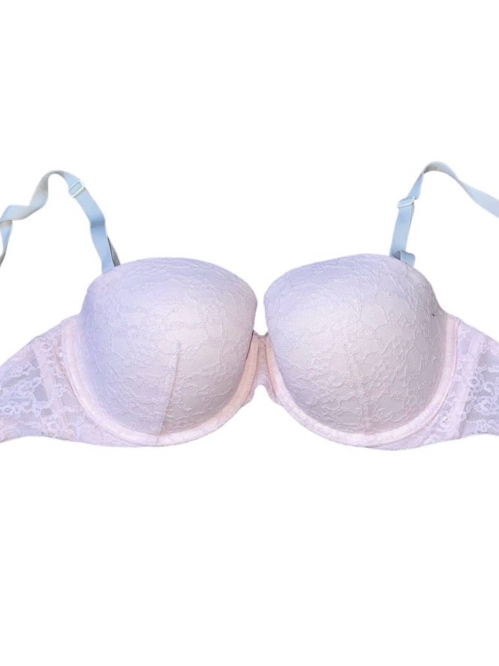 Victoria's Secret Lace Push-Up Bra in Light Lavender Pink 34D multi-wear